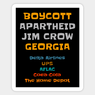 Boycott Georgia Magnet